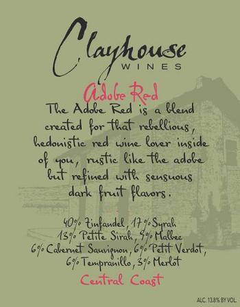Clayhouse  - Adobe Red NV (750ml) (750ml)