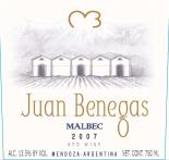 Bodega Benegas - Juan Benegas Malbec 2016 (750ml)
