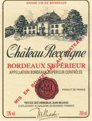 Chteau Recougne - Bordeaux Suprieur NV (750ml) (750ml)
