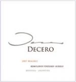 Finca Decero - Malbec Mendoza Remolinos Vineyard 2017 (750ml)