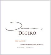 Finca Decero - Malbec Mendoza Remolinos Vineyard 2017 (750ml) (750ml)